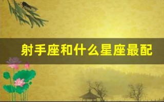 射手座和什么星座最配(射手座和什么星座最配做同桌)