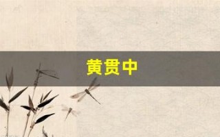 黄贯中(黄贯中是黄家驹什么人)