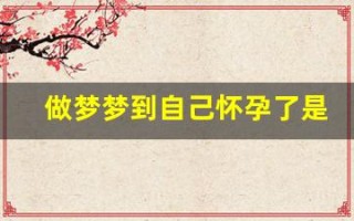 做梦梦到自己怀孕了是什么意思(梦见怀孕了挺着大肚子)