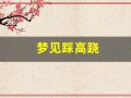 梦见踩高跷(梦见踩高跷的秧歌队)