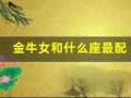 金牛女和什么座最配(金牛女和什么座最配夫妻)