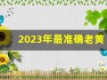2023年最准确老黄历(2023年最准确老黄历911)