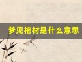 梦见棺材是什么意思(梦见棺材是什么意思有什么预兆)