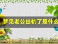 梦见老公出轨了是什么征兆(经常梦见老公出轨了是什么征兆)