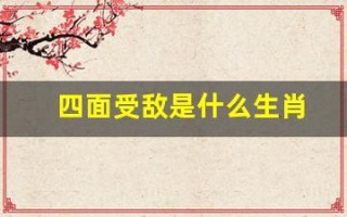 四面受敌是什么生肖(四面受敌形容什么生肖)
