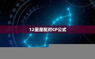 星座 配对(星座配对准吗)