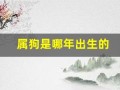 属狗是哪年出生的(属羊是哪年出生的)