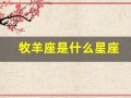 牧羊座是什么星座(牧羊座是什么星座的克星)