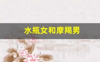 水瓶女和摩羯男(水瓶女和摩羯男匹配度)
