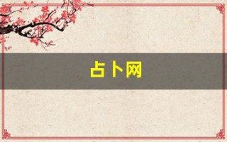占卜网(占卜网站youtube)