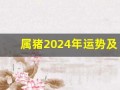 属猪2024年运势及运程详解(属猪2024年运势及运程详解95)