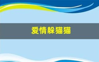 爱情躲猫猫(爱情躲猫猫漫画第三卷)
