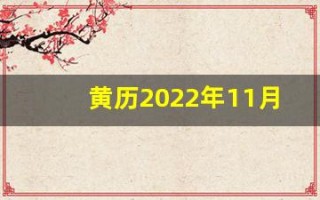 黄历2022年11月黄道吉日查询(老黄历2025黄道吉日2月份)