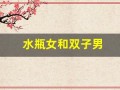 水瓶女和双子男(双子女和狮子男谁更离不开谁)