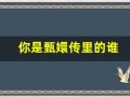 你是甄嬛传里的谁(甄嬛传里谁是原声)
