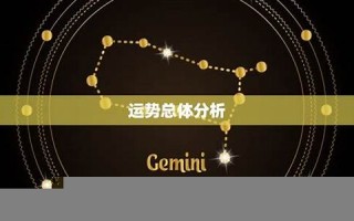 双子座运势(双子座运势第一星座网)
