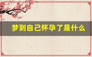 梦到自己怀孕了是什么意思(做梦梦到自己怀孕了是什么意思)