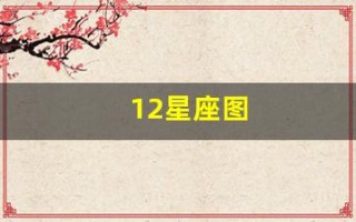 12星座图(12星座图标)