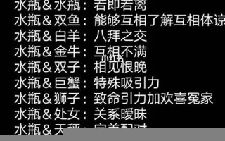 水瓶座和什么星座最配(水瓶男最容易爱上哪个星座女)