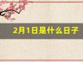 2月1日是什么日子(21日是什么日子八字)