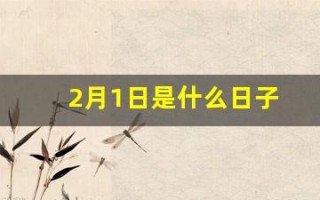 2月1日是什么日子(21日是什么日子八字)