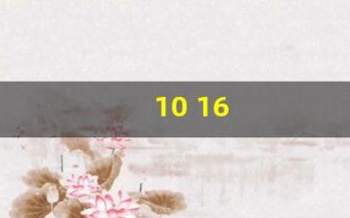 10 16(10165是哪个学校)