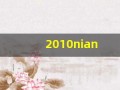 2010nian