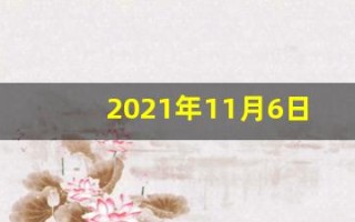 2021年11月6日五行穿衣(2020年11月6日穿衣服的五行色)