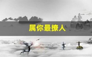 属你最撩人(属你最撩人[娱乐圈])