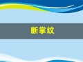 断掌纹(断掌纹手相图解女)
