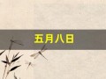 五月八日(五月八日用英语怎么说)