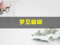 梦见蟑螂(梦见蟑螂和老鼠是什么意思)