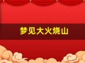 梦见大火烧山(梦见大火烧山自己在火中逃生)